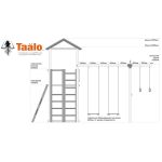 Серия А2 модель 3, детская игровая — спортивная конструкция