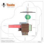 Серия А4 модель 1, детская игровая — спортивная конструкция