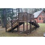 Серия W модель 3 – игровая конструкция с широкой горкой