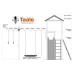 Серия А4 модель 1, детская игровая — спортивная конструкция