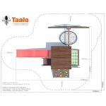 Серия А4 модель 2, детская игровая — спортивная конструкция