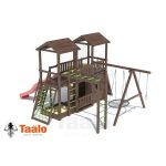 Серия D1 модель 4, детская игровая — спортивная конструкция