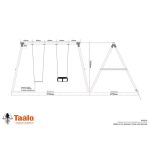 Серия O модель 4 — качели с разными сидениями