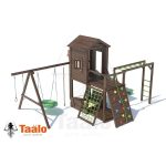 Серия C2 модель 2, детская игровая — спортивная конструкция