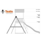 Серия А4 модель 1, детская игровая — спортивная конструкция