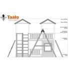 Серия D1 модель 4, детская игровая — спортивная конструкция