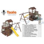 Серия В4 модель 3, детская игровая — спортивная конструкция