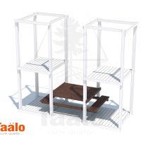 Серия T модель 17 — балка для подвесного оборудования (элемент детской игровой конструкции для частных владений)