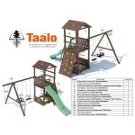 Серия А2 модель 2, детская игровая — спортивная конструкция