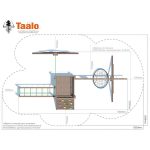Серия А2 модель 1, детская игровая — спортивная конструкция