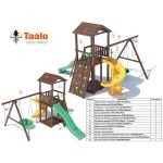 Серия А6 модель 1, детская игровая — спортивная конструкция