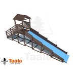 Серия W модель 2 – игровая конструкция с широкой горкой