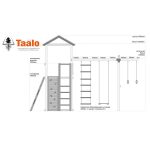 Серия А3 модель 3, детская игровая — спортивная конструкция