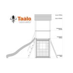 Серия В1 модель 4, детская игровая — спортивная конструкция