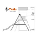 Серия В2 модель 1, детская игровая — спортивная конструкция