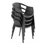 Серия «Stepp» стул «Escalate» 560х530х750 (белый, черный)