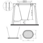 Серия kbt сидение качели гнездо OVAL PRO из армированного каната