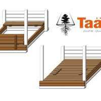 Серия TP модель 1 — песочница с крышкой «трансформер» встроенная (элемент детской игровой конструкции для частных владений)