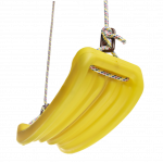 Серия «Stepp» сидение для качели пластиковое 415*160*110мм. (желтый)