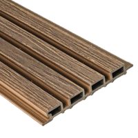 Фасадная реечная панель EasyDecking Wood-X 219х26х3010 Венге Шлифованная