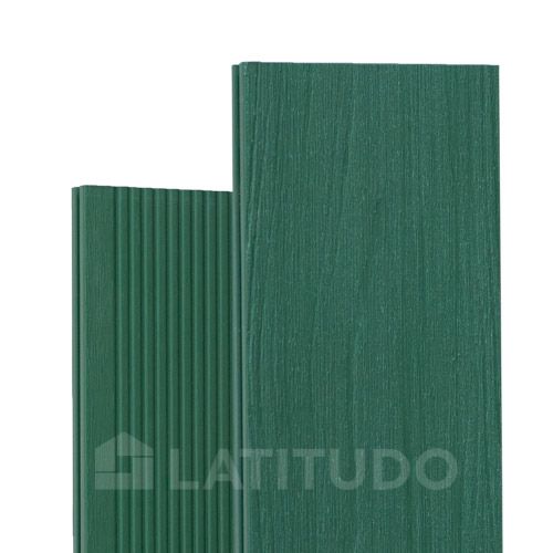 Террасная доска Terrapol Praktik 147х23х4000 Изумруд (Моноколор)