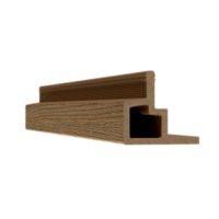 Угловой элемент для фасадной панели NUSADUA 3D сo-extrusion 53х57х3600 Grey dark