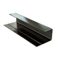 Стартовый профиль для фасадной панели NUSADUA 77х77х3600 (перфорированный) Черный