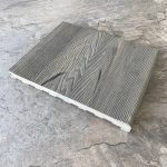 Ступень TimberTex 3D ДПК 320х23х4000 Мультикрем Полнотелая