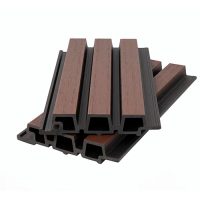 Фасадная панель NUSADUA 3D co-extrusion 33х165х3600 Grey dark