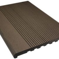 Ступень ДПК WOODVEX Select 348х22х3000 Темно-коричневый Полнотелая