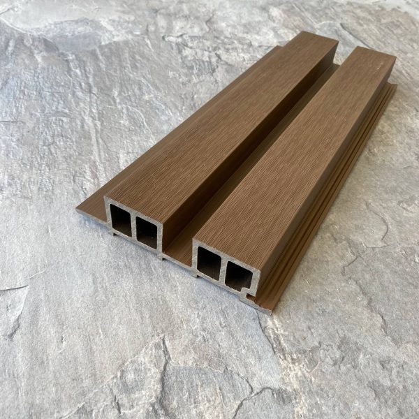 Фасадная панель Woodvex Lines 169х40х4000 Milk Chocolate