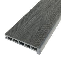 Ступень TimberTex ДПК 155х22х4000 Винтаж Серый Пустотелая
