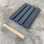 Фасадная реечная панель CM Wall 219х26х3000 Ebony (Эбен)