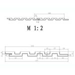 Стеновая панель брусковая NUSADUA 3D co-extrusion 13х177х3600 White