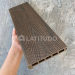 Ступень TimberTex ДПК 155х22х3000 Винтаж Кедр Пустотелая
