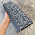 Заборная панель шип-паз EasyDecking Wood-X 146х20х2210 Серый 3D