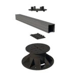 Конструкционная алюминиевая лага Level Line Frame 40х40х3000