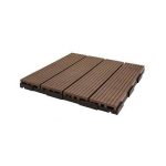 Садовый паркет Woodvex 300х300х25 Темно-коричневый