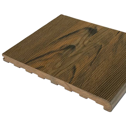 Ступень TimberTex 3D ДПК 320х23х3000 Тик микс Полнотелая