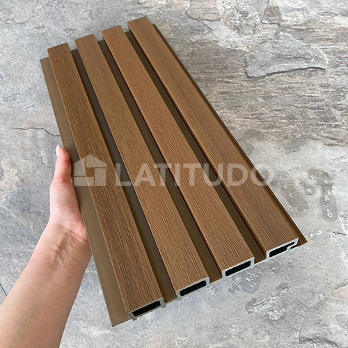 Фасадная реечная панель TimberTex 219х26х4000 Тик микс