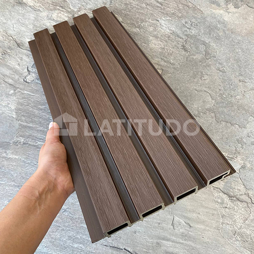 Фасадная реечная панель TimberTex 219х26х4000 Темно-коричневый