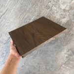 Ступень TimberTex 3D ДПК 320х23х3000 Кедр Полнотелая