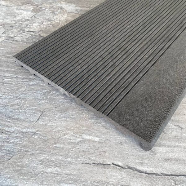 Ступень ДПК 340х22х3000 Графит Полнотелая