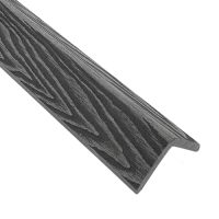 Угол EasyDecking Wood-Х 50х50х3010 Черное дерево 3D