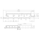Фасадная панель NUSADUA Premium 3D co-extrusion сплошная 33х200х3600 Suar