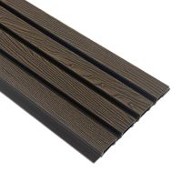 Фасадная реечная панель NEXTWOOD 3D 219х26х3000 Multicolor Gray