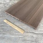 Ступень ДПК 340х22х4000 Шоколад Полнотелая