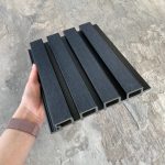 Фасадная реечная панель CM Wall 219х26х4000 Black Wood (Черное дерево)