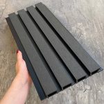 Фасадная реечная панель EasyDecking Wood-X 219х26х3010 Черное дерево Шлифованная