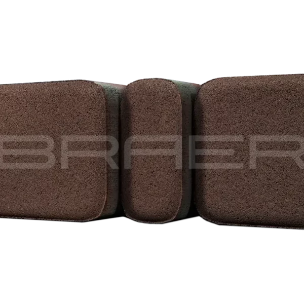 Тротуарная плитка Классико, Коричневый, 60 мм